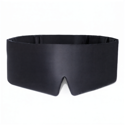 Premium Zijde Slaapmasker - Noir Zwart