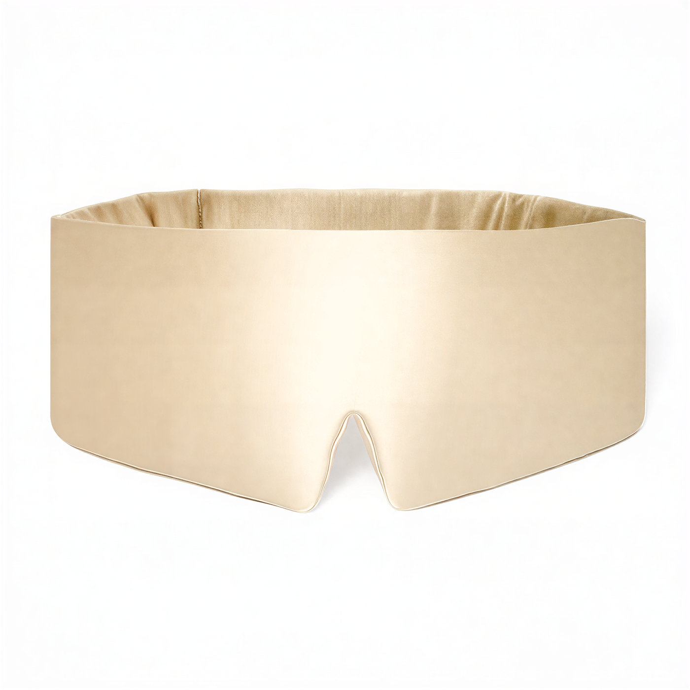Premium Zijde Slaapmasker - Champagne