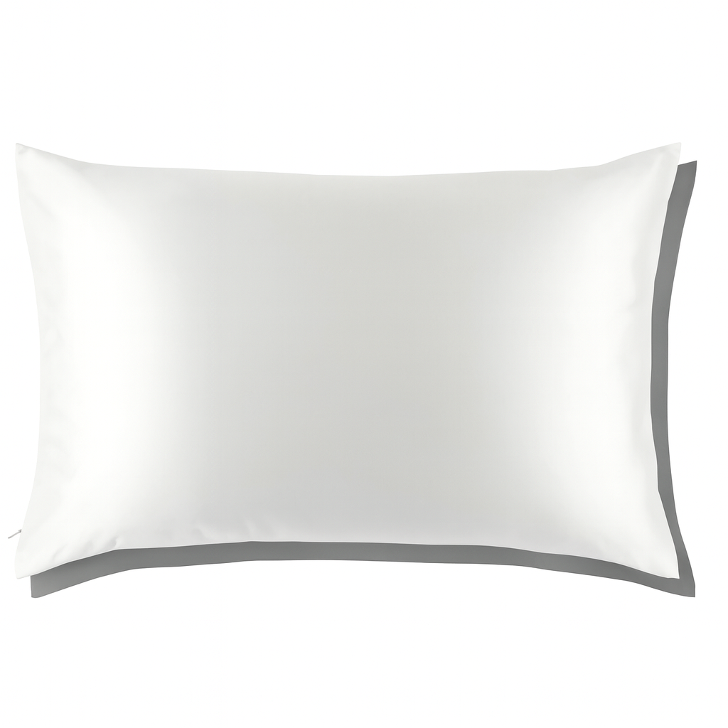 Premium Zijde Kussensloop - Pure White