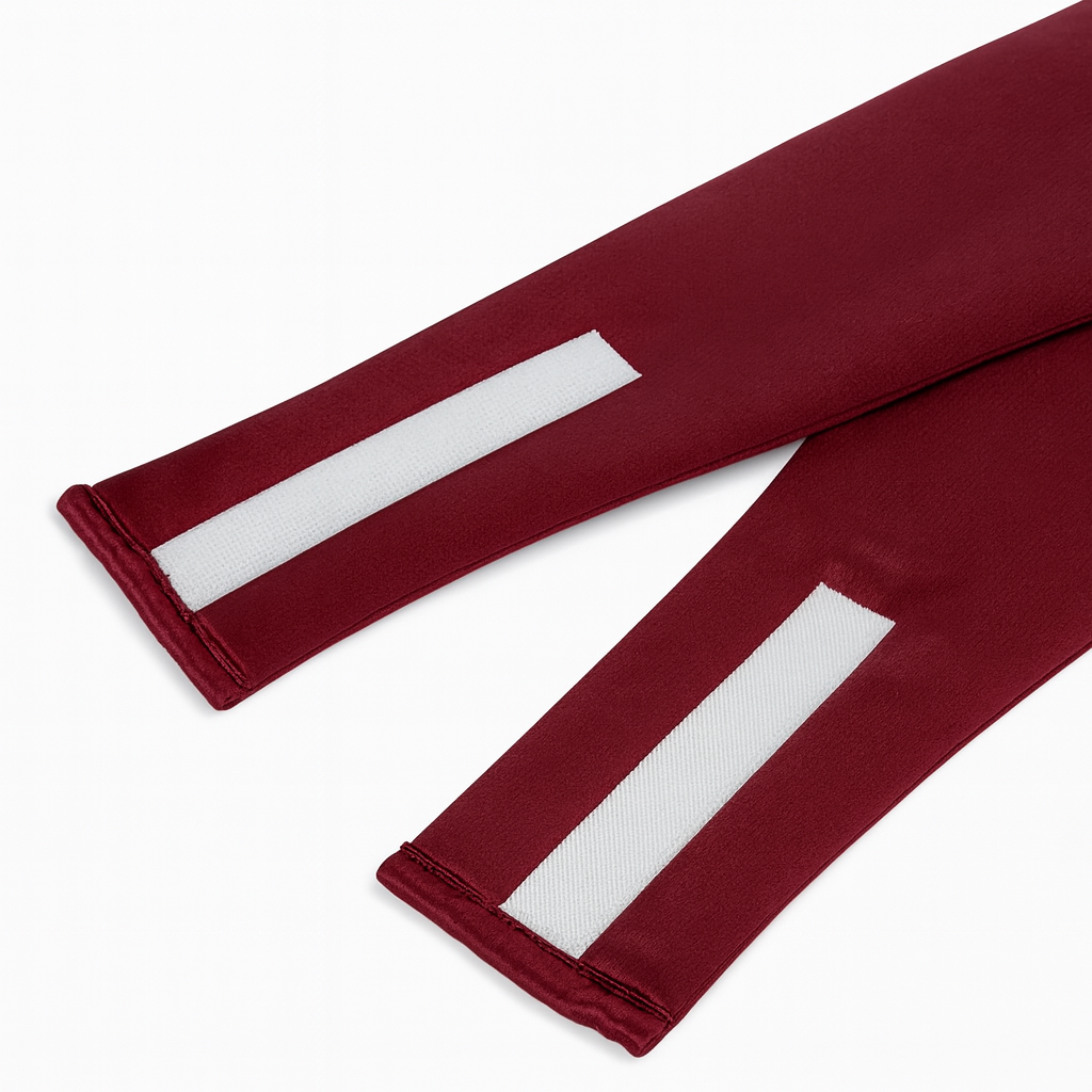 Premium Zijde Slaapmasker - Bordeauxrood