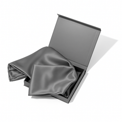 Premium Zijde Kussensloop - Parelgrijs