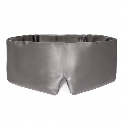 Premium Zijde Slaapmasker - Parelgrijs