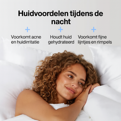 Premium Zijde Kussensloop - Pure White