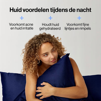Premium Zijde Kussensloop - Royal Blue