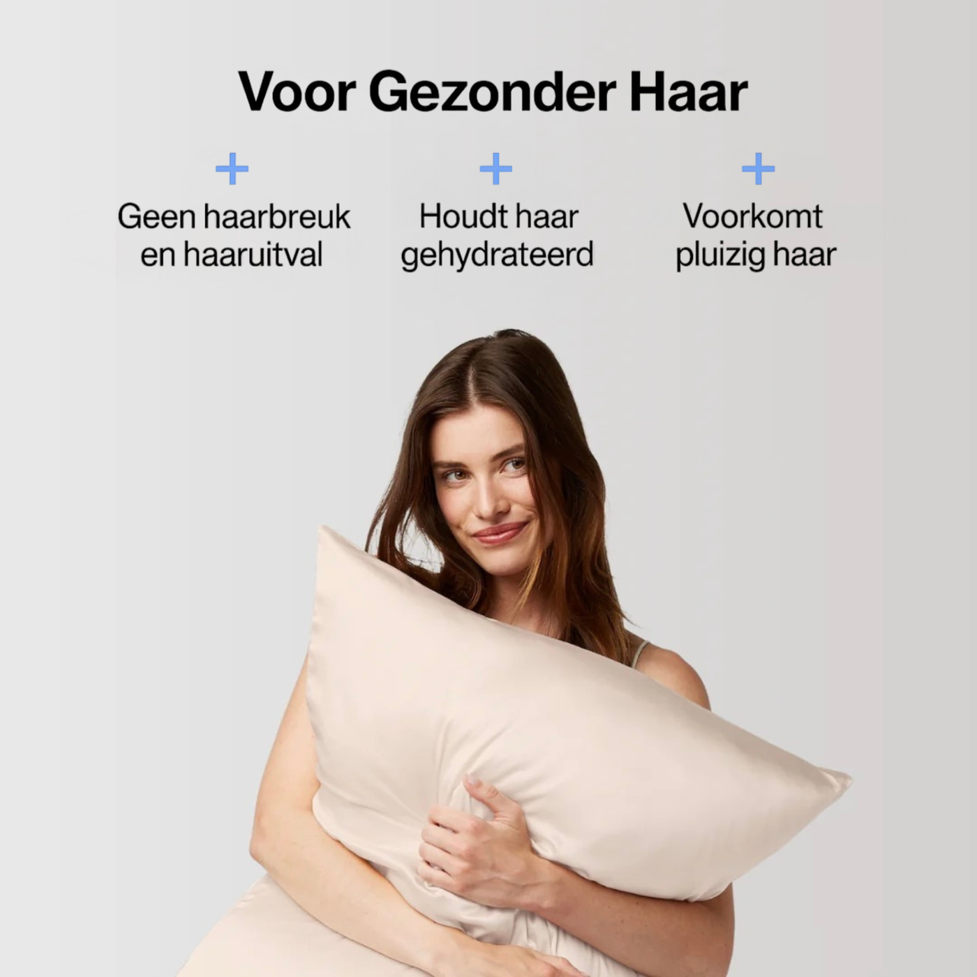 Premium Zijde Kussensloop - Champagne