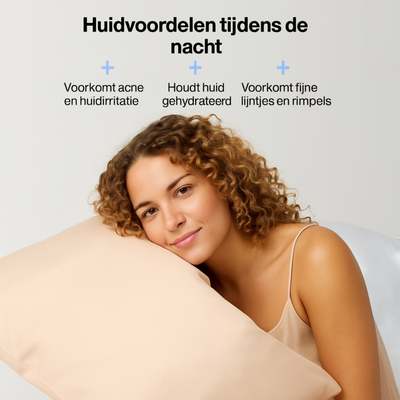 Premium Zijde Kussensloop - Champagne